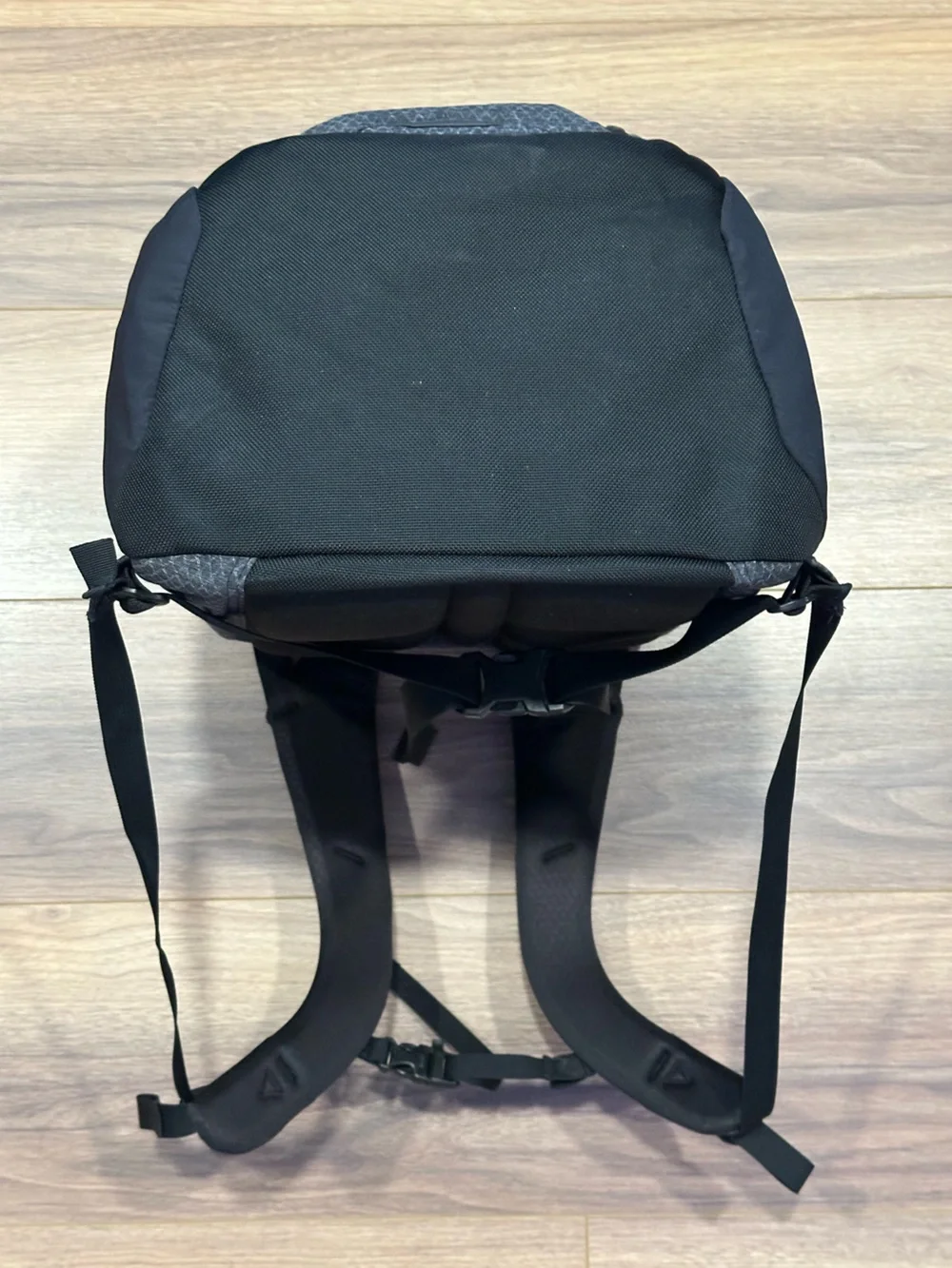 The North Face Surge Backpack in TNF Black Heather Copper/TNF Black